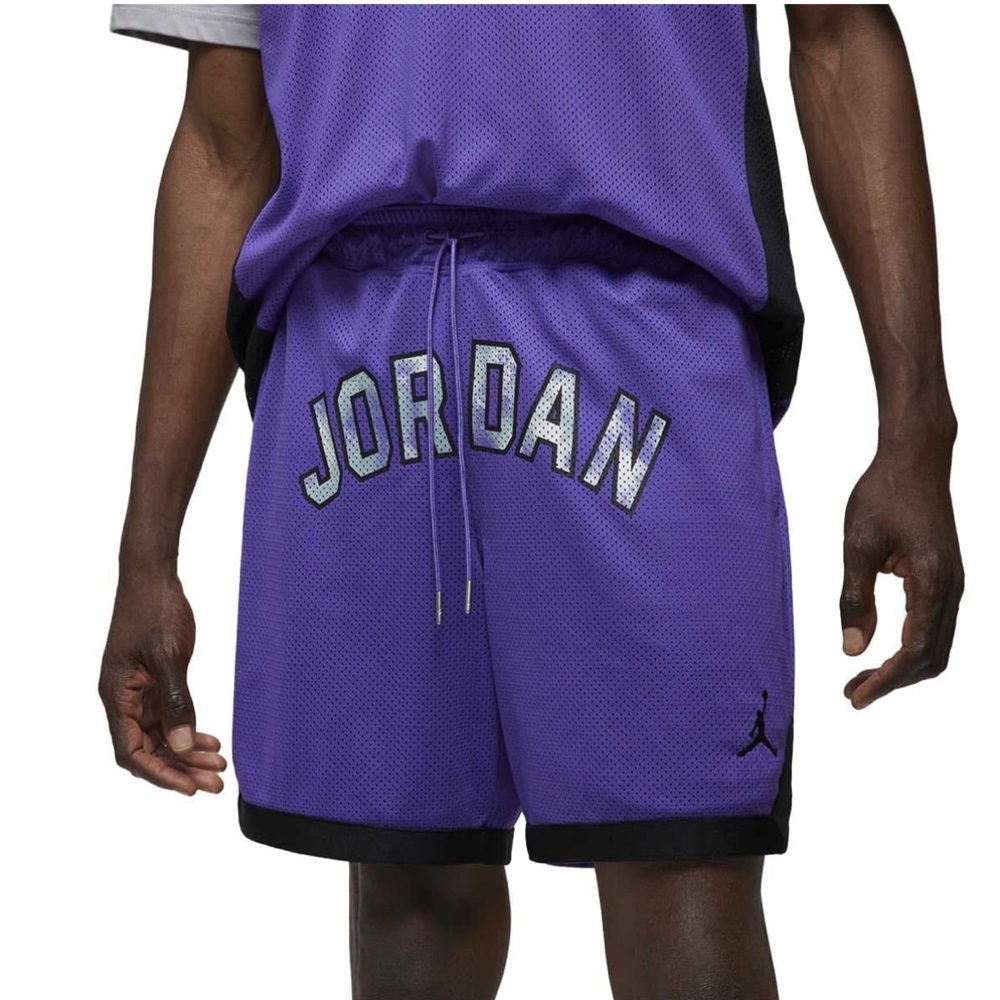 Jordan Mens Athletic Shorts in Bold Purple